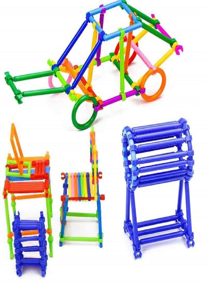 Mopslik - Stick Building Blocks Assembly Colorful Straw Toy for Kids - Image 3